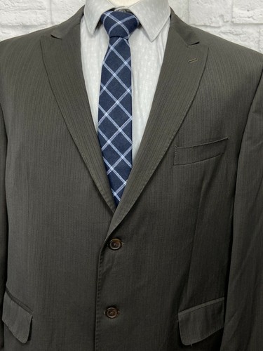 SEAN JOHN Men's Brown Peak Lapel Sport Coat Blazer Jacket SIZE 46R - Picture 2 of 8