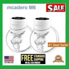 Mcadero M6 Electric Breast Pumps 4 Mode  12 Levels LED 2 Pumps