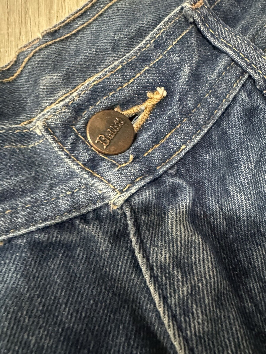 Rare VTG Mens 34x33 St. Leger Bullitt Blue Jeans w/ Elephant Rare VTG Mens 34x33 St. Leger Bullitt Blue Jeans w/ Elephant