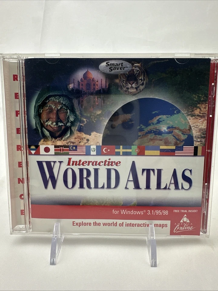 Interactive World Atlas PC, 1999 Windows TLC Computer Software - Image 2 of 4