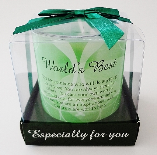 CANDLE GIFT SET IN BOX MOOD SPECIAL POEM CANDLES WAX MESSAGE POETIC