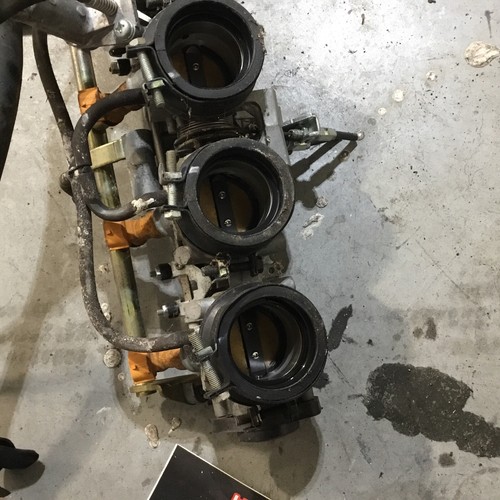 05-06 HONDA CBR 600RR THROTTLE BODIES WITH FUEL INJECTORS 16400-MEE-A01 - Picture 11 of 11