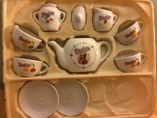 Vintage 1994 Barbie Porcelain Tea Set by Chilton Toys