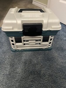 Plano 1362 2-By Rack System Tackle Box  Bait Fishing Storage System