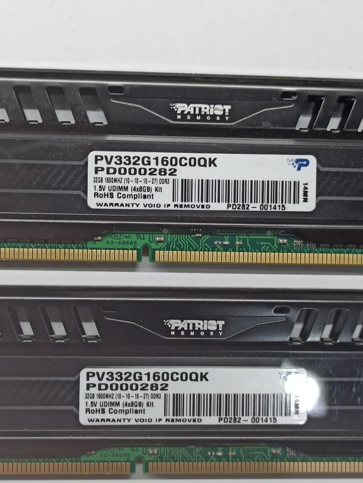 PV332G160C0QK Patriot Viper 3   2X8GB PC3 15000 DDR3-1866MHz non-ECC - Imagen 2 de 3