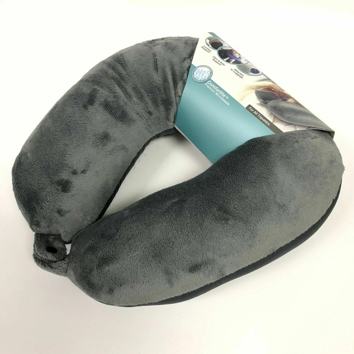 Microbead top pillow brookstone