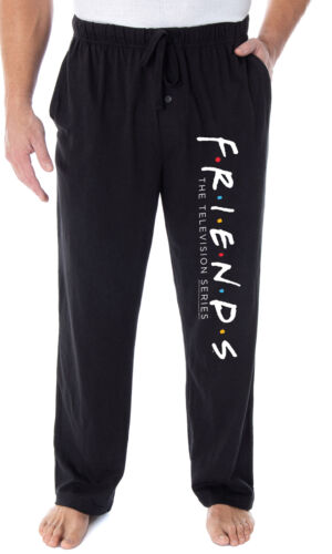 Friends The TV Serie Herren klassisches Logo Loungewear Schlaf Pyjama Hose - Bild 1 von 4