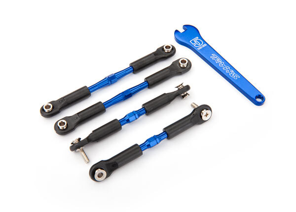 NEW Traxxas 3741A BL Alum Turnbuckles Set w/Wrench Rustler VXL XL5 FREE US SHIP