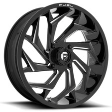 Fuel Reaction D753 Black Milled Utv / Atv Rims: 18x7 4x137 13mm, D7531870a644