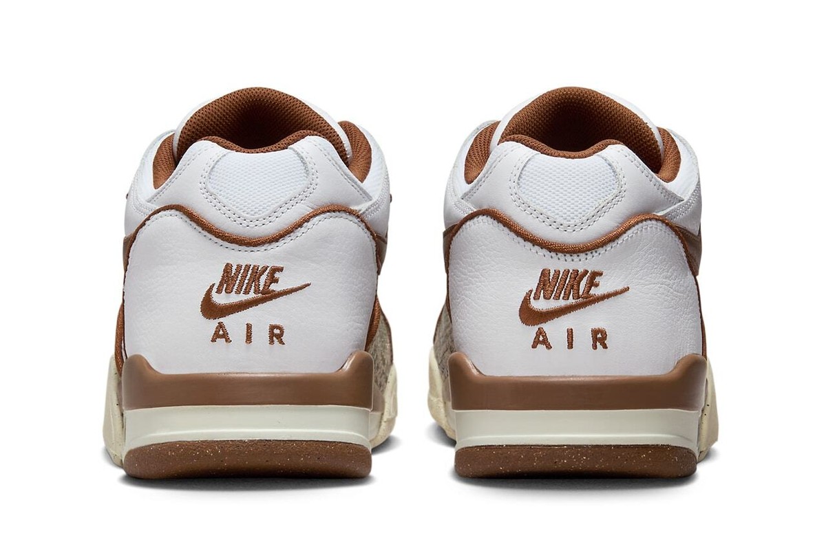Stussy × NikeAirFlight89Low WhiteandPeca Air Flight '89 Low x Stüssy 'White and Pecan' (FD6475-100