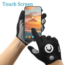 Unisex Cycling Gloves Full Finger Touch Screen Motorcycle Bicycle Mtb Bike Glove