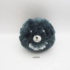 Fuwa Mofu Pometan D3003A Black Dog Amuse Plush 5" Stuffed Toy Doll Japan