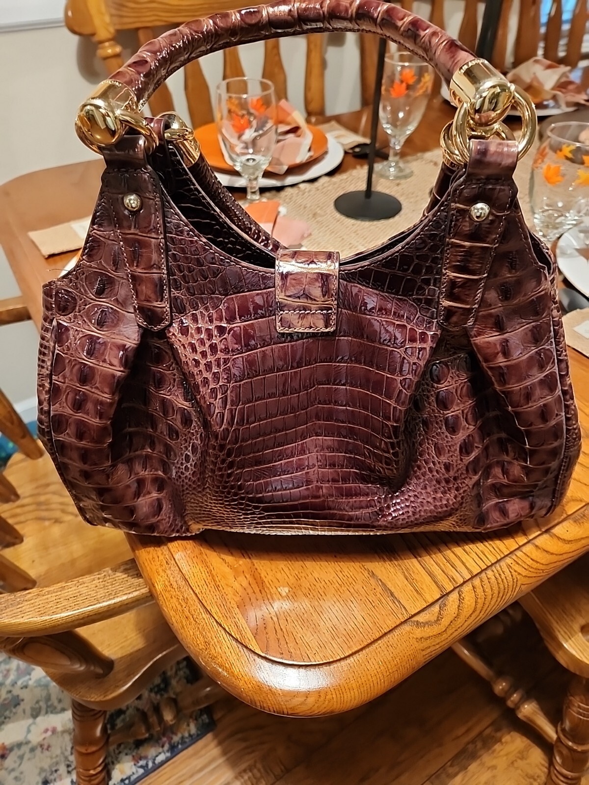 Brahmin handbags used preowned buy it now. Excellent Condition. Smoke