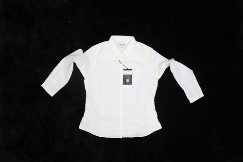 Craghoppers Kiwi Quick Dry Long Sleeve Button Front Shirt Sea Salt White Women L - Picture 3 of 12
