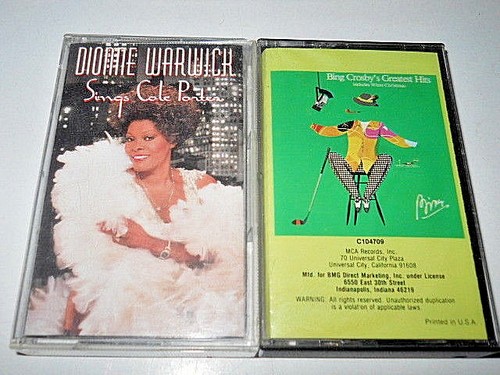 10 Cassettes Box-Elvis Presley,Dean Martin,Kate Smith,Bing Crosby,Dionne Warwick - Picture 4 of 6