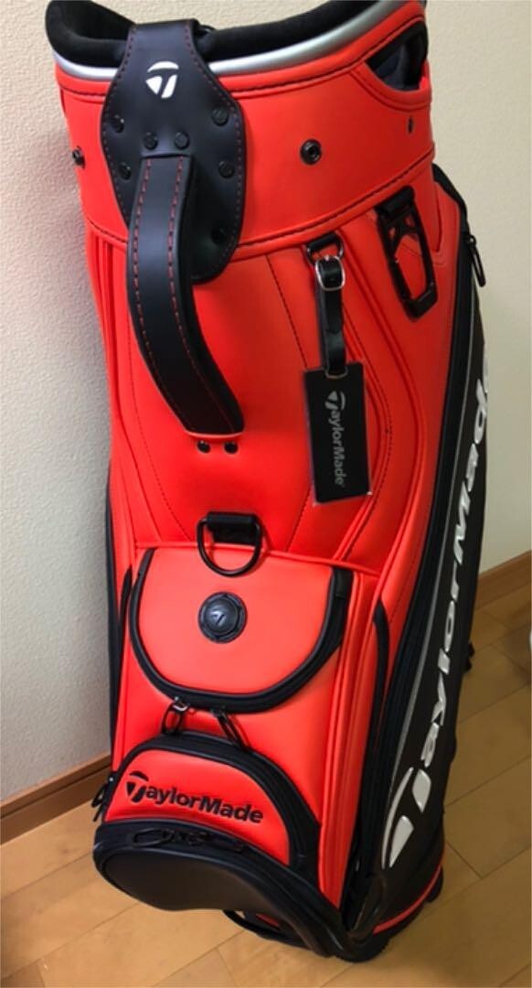 Taylormade golf club bag caddy bag 10.5 type orange × black