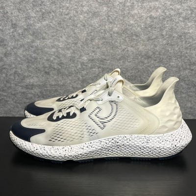 G/Fore MG4X2 Golf Shoes Men's 13 Off White Navy Waterproof Spikeless Athletic