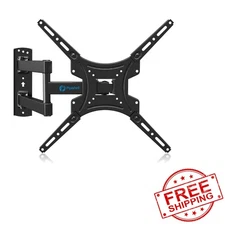Full Motion TV Wall Mount 26-55" - Swivel, Tilt, Easy Install - 66lbs