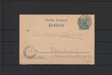 B628) Deutsches Reich Karte Ganzsache mit Stempel WALTERSHAUSEN