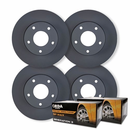 Pair Of Rear Brake Disc Rotors For Toyota Kluger GSU40R/GSU45R – 2007-2014, 309mm