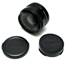 Canon FD 50mm f/1.8 Manual Focus Lens Clean Optics No Haze Smooth Tested