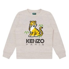 Kenzo Kids Tiger Print Cotton Sweatshirt