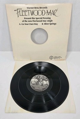 FLEETWOOD MAC Go Your Own Way/Silver Springs Promo 12'' Vinyl Single Stereo Mono