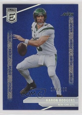 2024 Panini Donruss Elite Status Sparkle 186/299 Aaron Rodgers #99 4g8