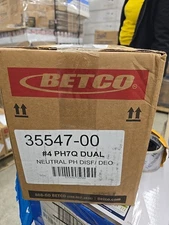 Box Of 4(four)Betco pH7Q Dual Disinfectant .52 Gallon Bottle 2 Liters Use Water