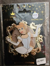 Disney Pin Cinderella Princess Cameo LE 400 PALM Pink A La Mode