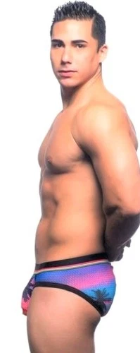 Andrew Christian California Sunset Palm Brief - 90741 -Med, Large & X-Large - Picture 17 of 24