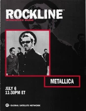 METALLICA Vintage Interview 1998 PROMO TRADE AD Poster for Garage CD 8.5x11 MINT