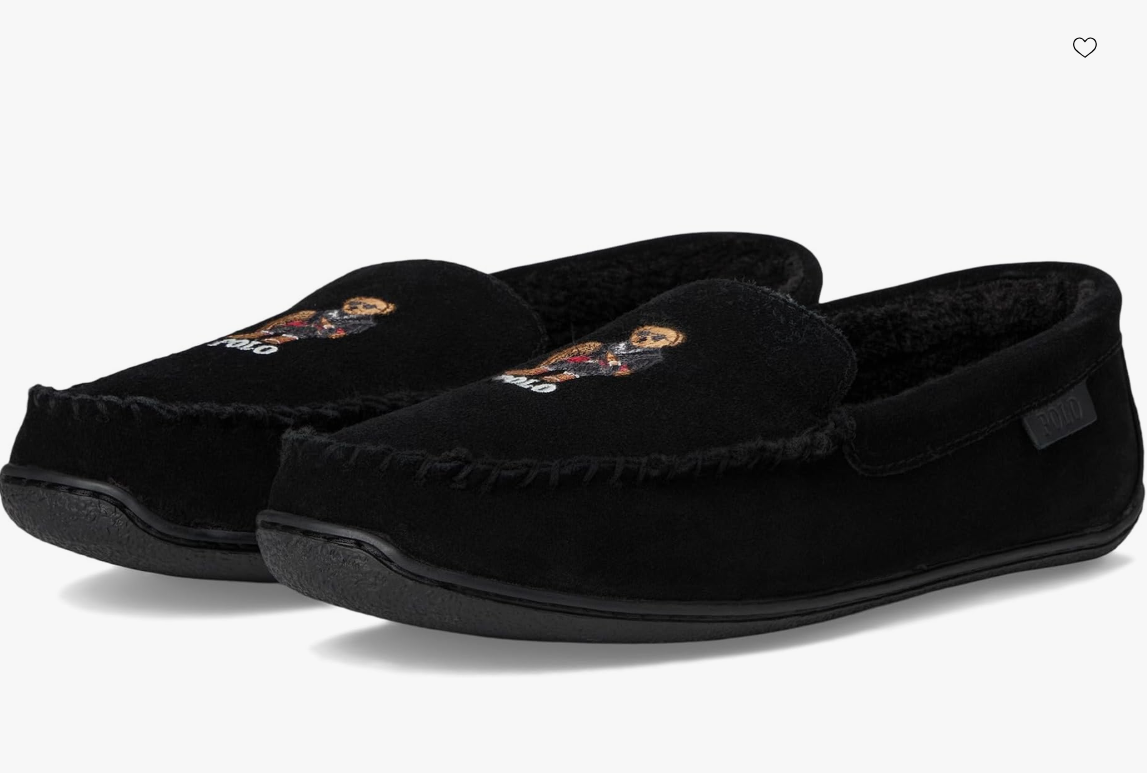 a*z様 カシミア 黒 無地 ポニー無し ralph lauren marlow NWB Polo Ralph Lauren Mens Black Holiday Brenan Bear Moccasin