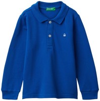 Poloshirt United Colors of Benetton M/L, Kurzarm, Baumwolle, Blau