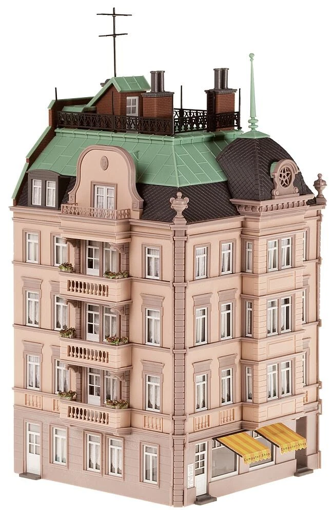 FALLER 130918 Town end house Goethestrasse 88 1:87 H0 Gauge # NEW in OVP #