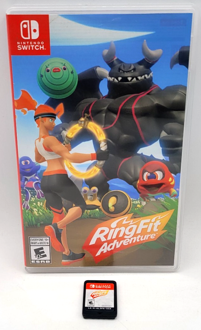 Ring Fit Adventure (Nintendo Switch, 2019) - Game & Case no ring