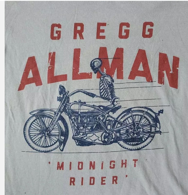 Vintage The Gregg Allman Band Midnight Rider Shirt Unisex Concert S to 5XL SG349