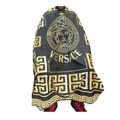 Luxus griechischer Schlüssel Friseur Schneide Cape - Medusa-Stil Design