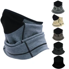 Winter Neck Warm Gaiter Scarf Fleece Windproof Face Mask Cover for Cold Weather