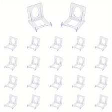 20sets Transparent Acrylic Multi-Function Display Holder Jewelry Adjustable