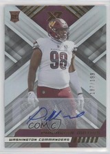 2022 Panini XR Rookies Auto 187/199 Phidarian Mathis #198 Auto sc2