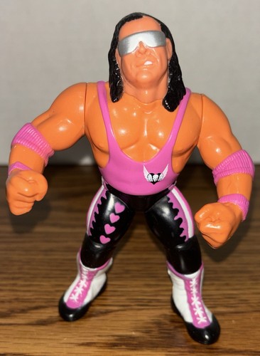 Vintage 1993 WWF Hasbro Series 8 Bret The Hitman H...