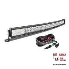 42 inch 540W Curved LED Light Bar 7D Lens 42 inch 3 row DT wiring harness