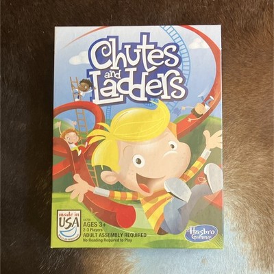 Hasbro Chutes and Ladders Children's Board Game w/ Spinner, 2-3 Players, 3+