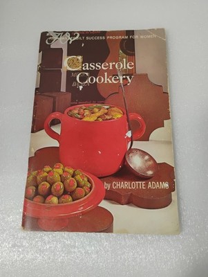 Vtg Casserole Cookery Recipe Cookbook by Charlotte Adams 1966