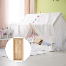 Hands-on Miniature Dollhouses Unpainted Wooden Door And Window For 1 12 Scale