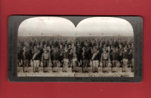 World War 1 Vintage Keystone View "Our Answer to the Kaiser"