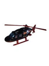 Hot Wheels 2 Blade Sky Spy Diecast Metal Black Helicopter by Mattel 1989