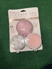 Finished Touch Flawless SPINNING SPA BRUSH Replacement Heads 3 Pack NIP