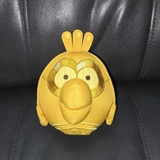 Angry Birds Star Wars C3PO 7" Gold Plush Toy 2013 Commonwealth No Sound HTF